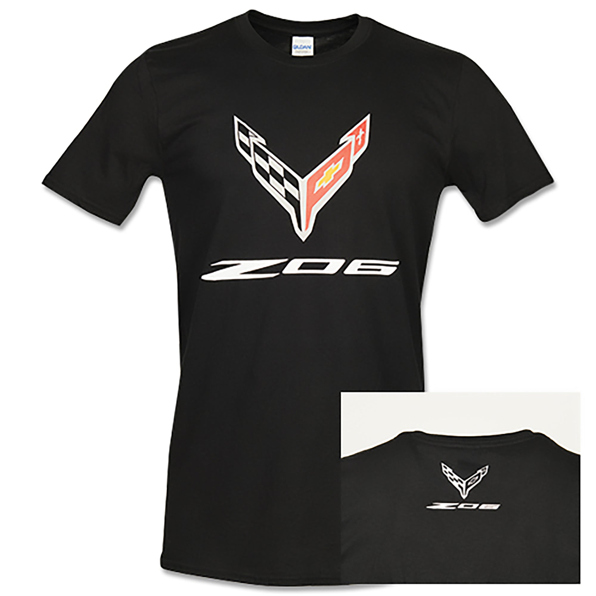 2022 Corvette Z06 Black Tee - Vette1 - C8 Men's T-Shirts