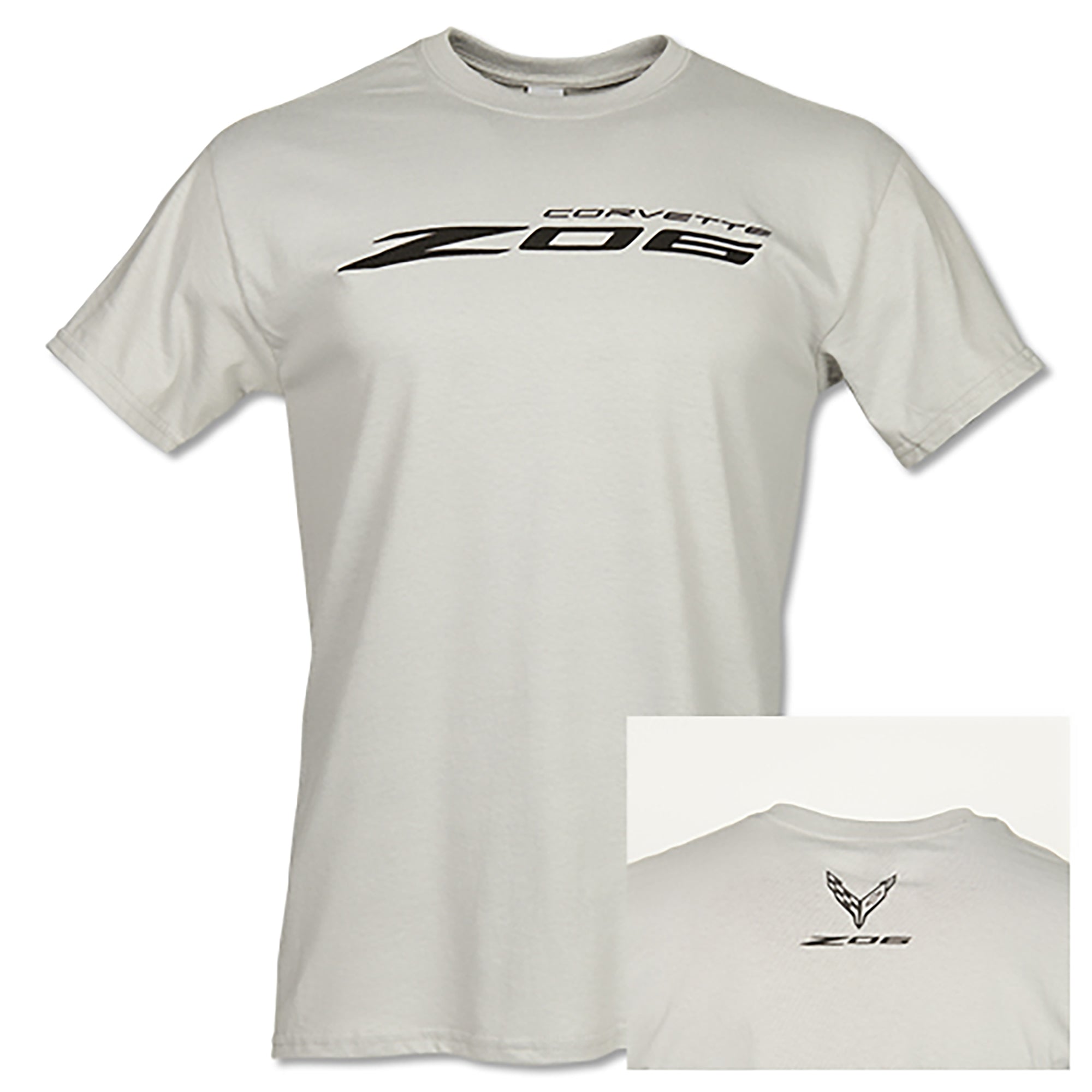 2020 Corvette Z06 Silver Tee - Vette1 - C8 Men's T-Shirts