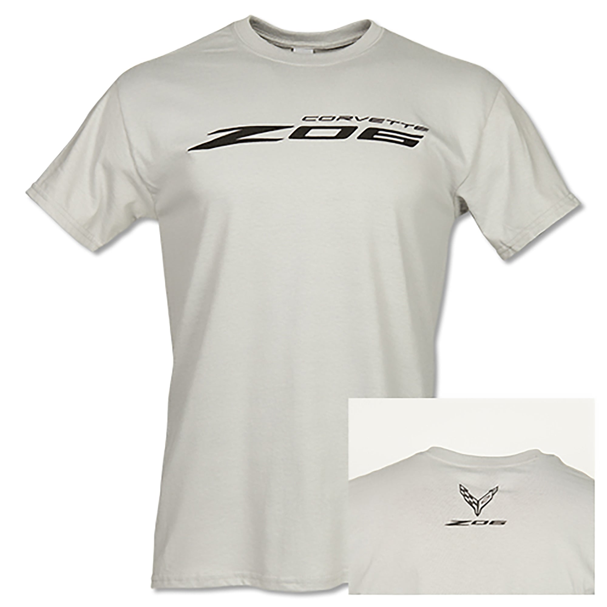 2020 Corvette Z06 Silver Tee - Vette1 - C8 Men's T-Shirts
