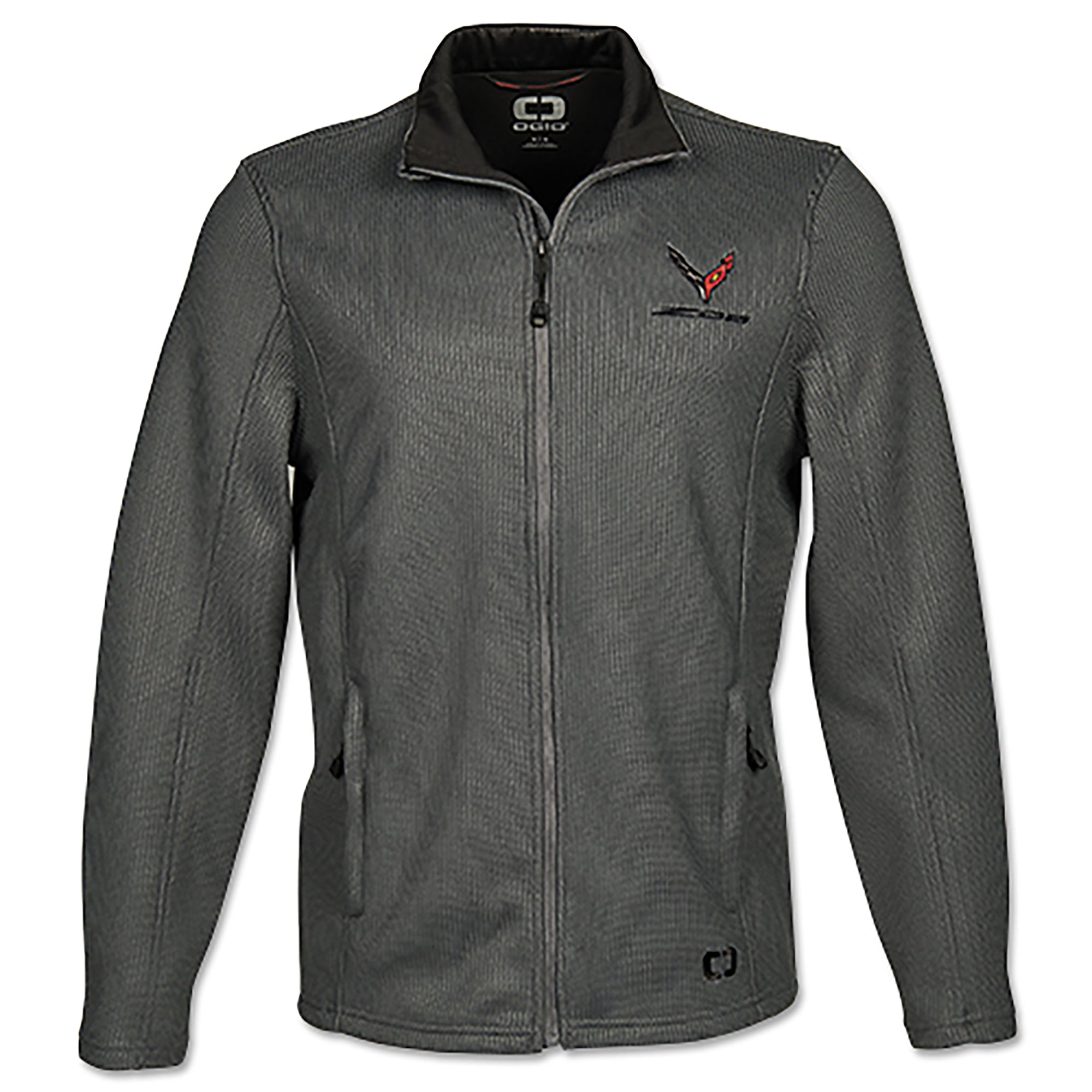 2022 Corvette Z06 Grit Fleece Jacket - Vette1 - C8 Men's Outerwear