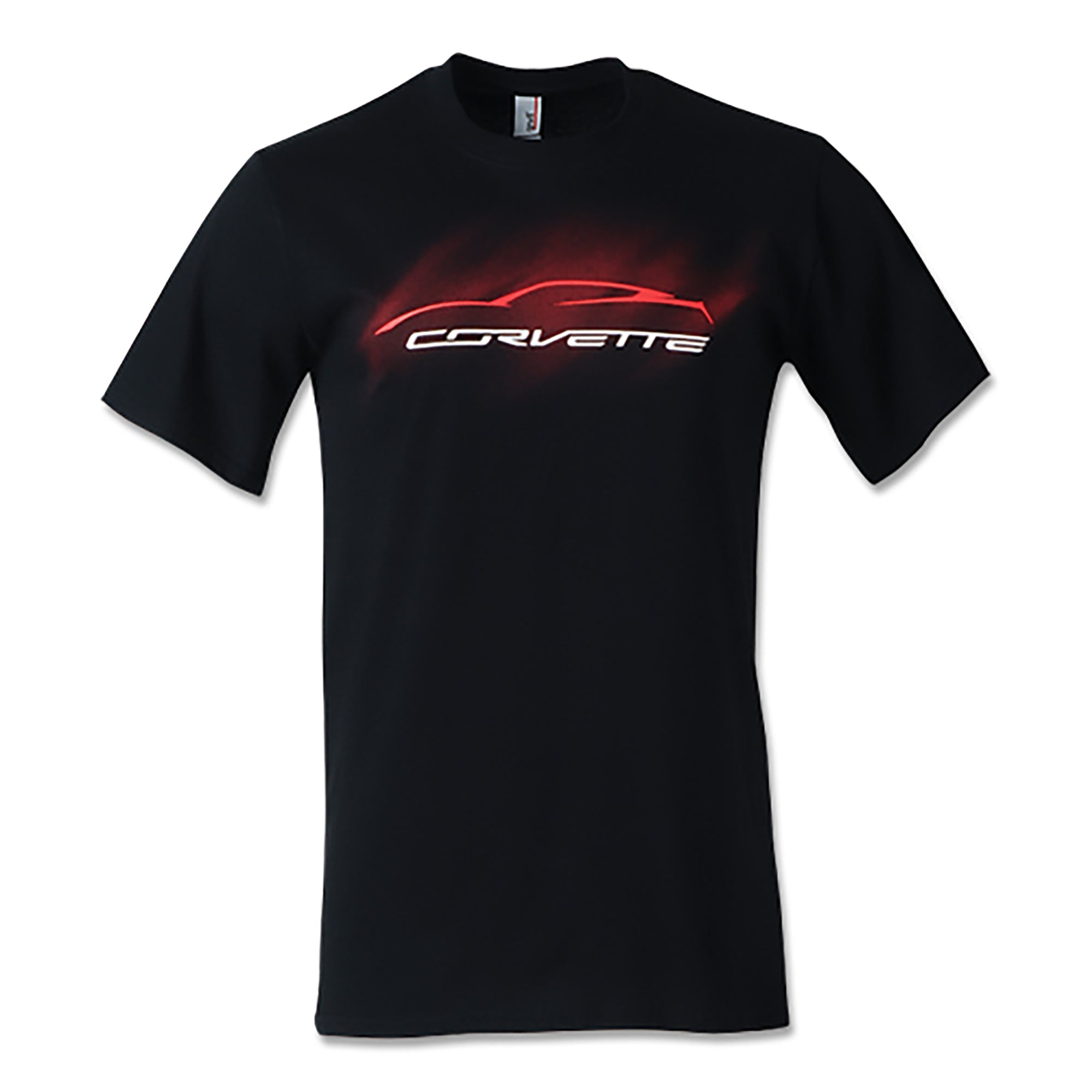 Corvette Gesture Red Mist Tee - Vette1 - C8 Men's T-Shirts