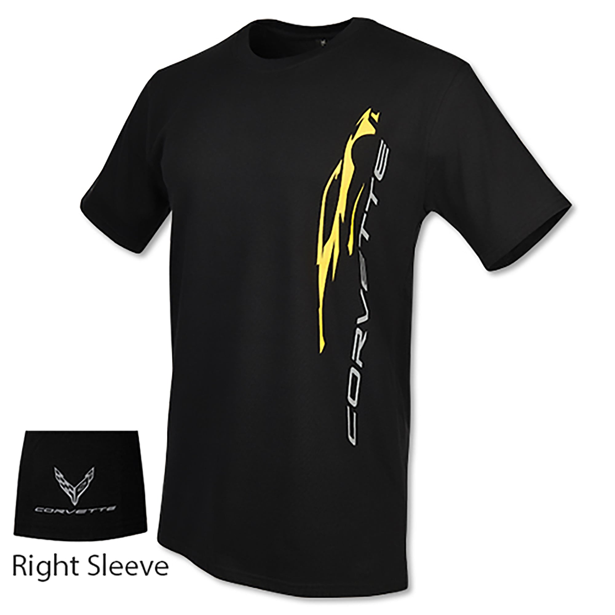 2020 Corvette Vertical Gesture T-Shirt - Vette1 - C8 Men's T-Shirts