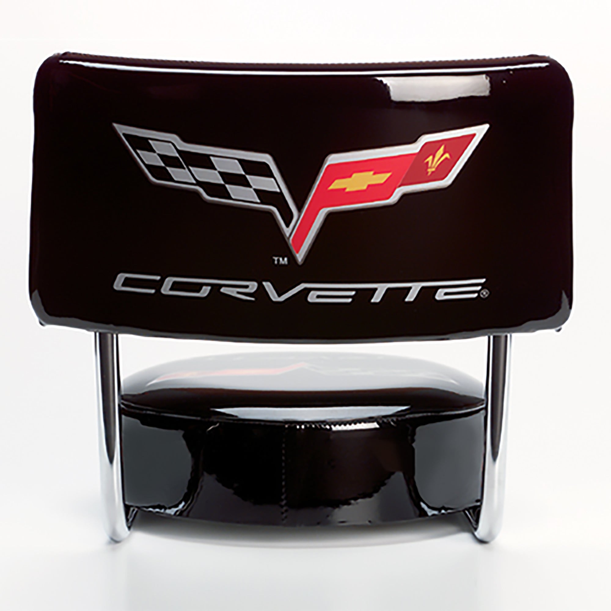 C6 Corvette Stool w/Back - Vette1 - C6 Stools & Pub Tables