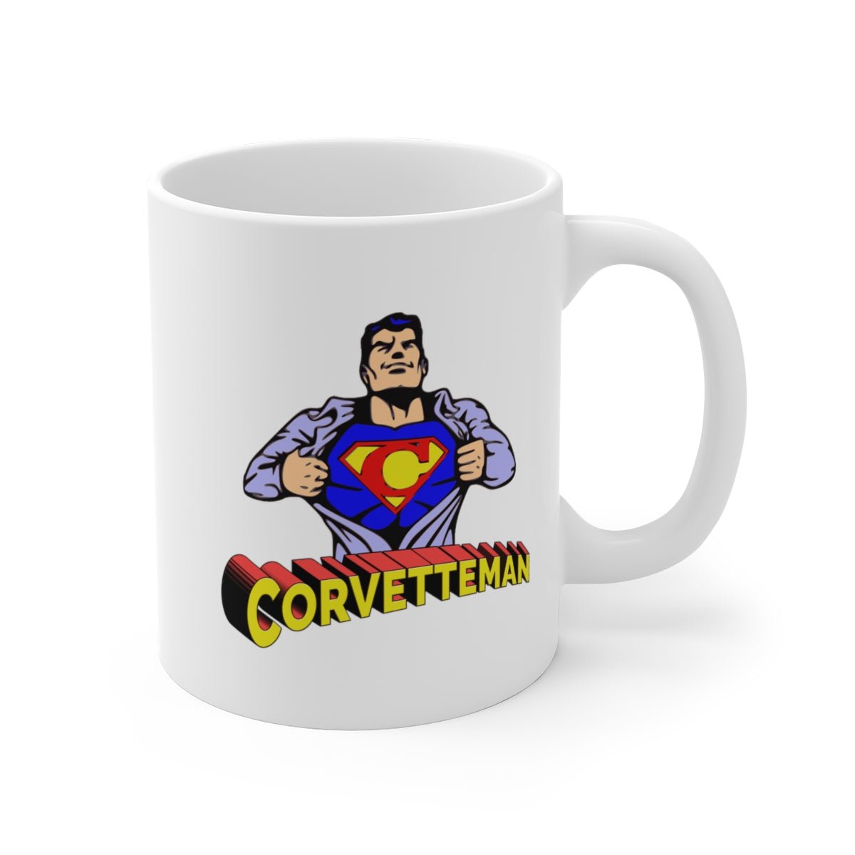 Corvetteman Coffee Mug 11oz, 15oz, 20oz - Vette1 - Misc. Coffee Mugs