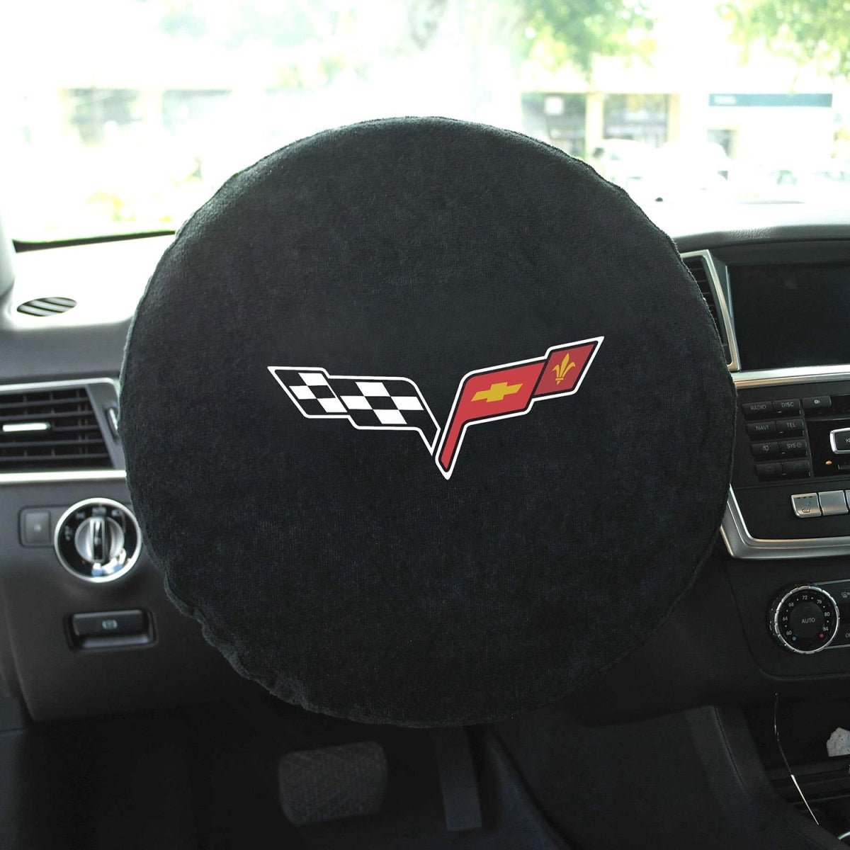 Seat Armour SWA100COR6 Steering Wheel Cover for Corvette C6 - Vette1 - C6 Steering Wheel Covers