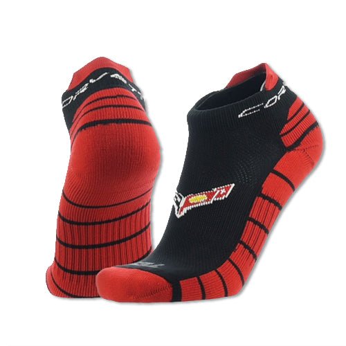 C8 2020-2024 Chevrolet Corvette Ankle Socks w/C8 Logo - Vette1 - C8 Socks