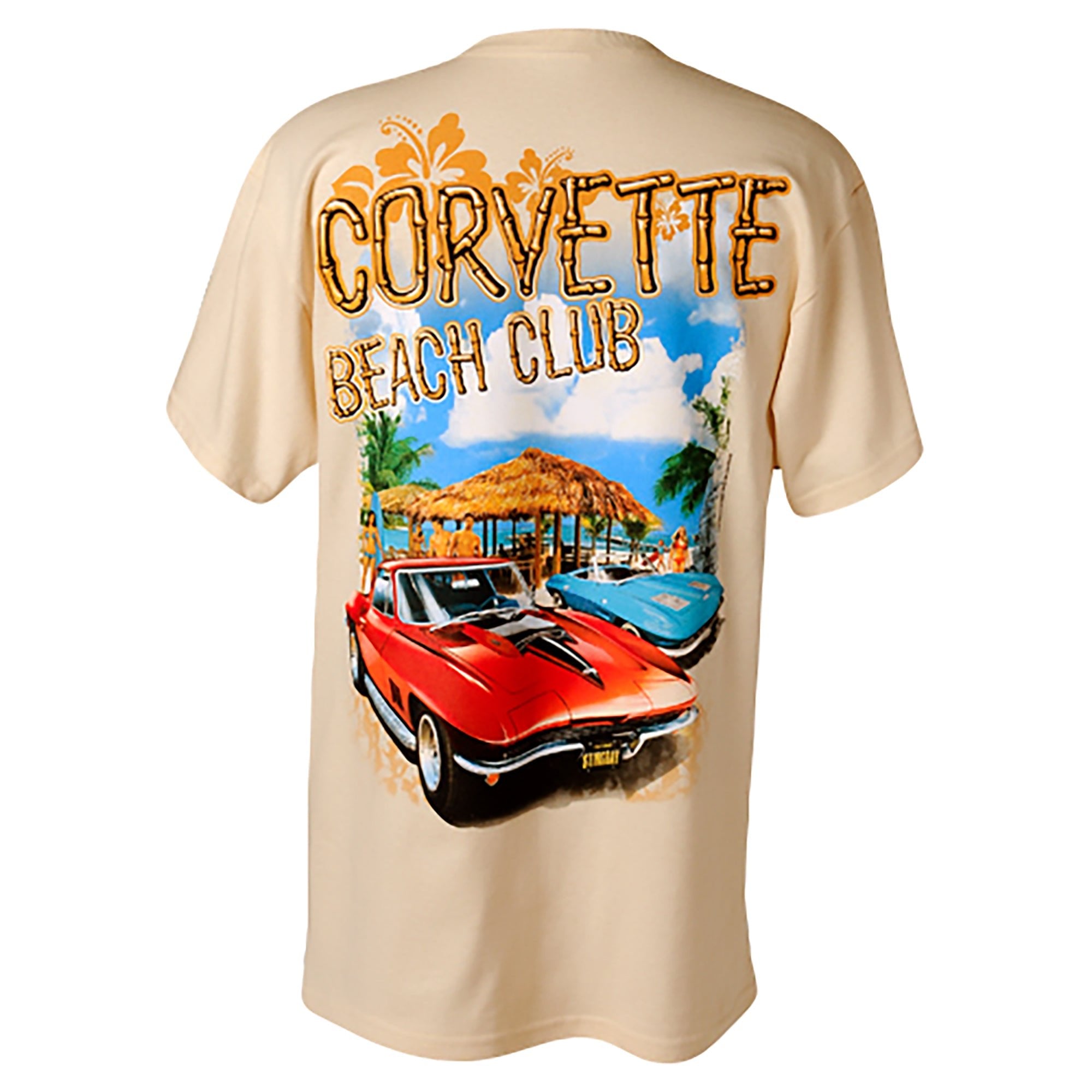 Corvette C2 Mid-Year Beach Club T-Shirt - Vette1 - C2 Men's T-Shirts