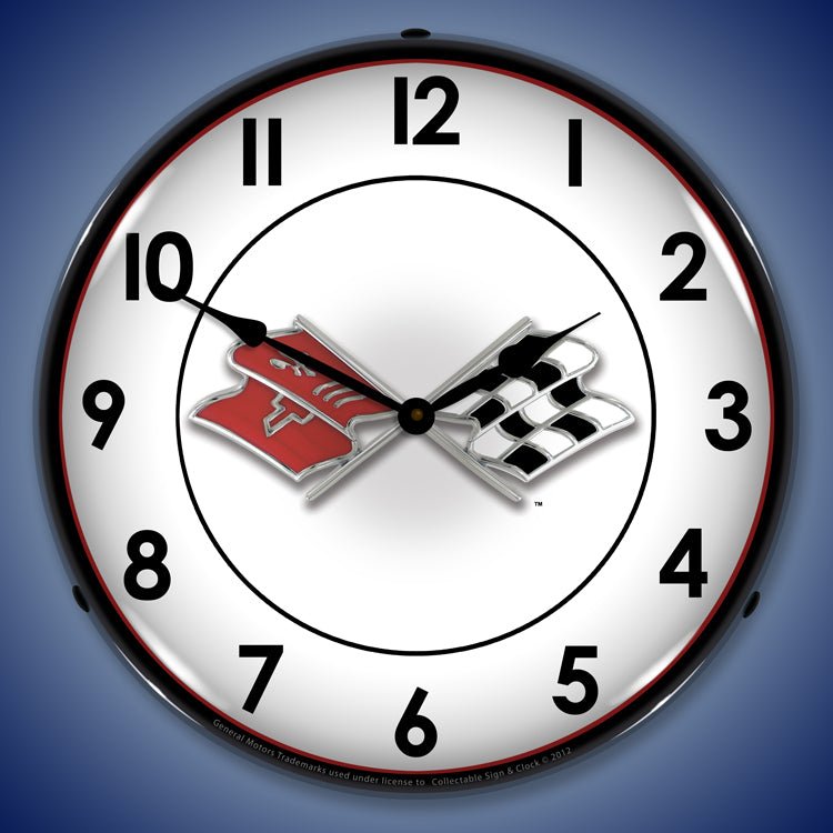 Corvette Flags - Vette1 - C1 Clocks