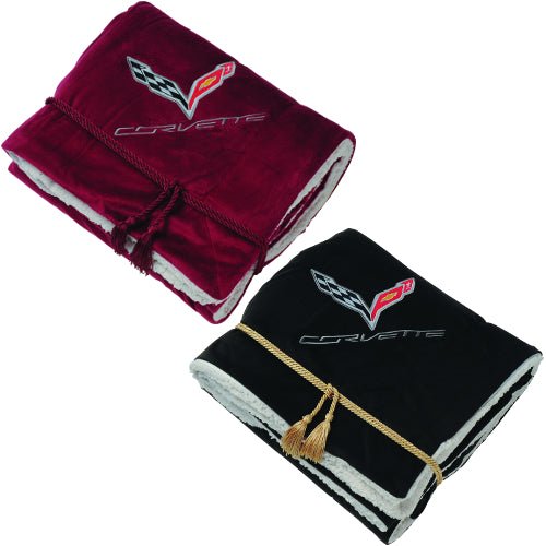 Corvette C7 Lamb's Wool Blanket - Vette1 - C7 Blankets