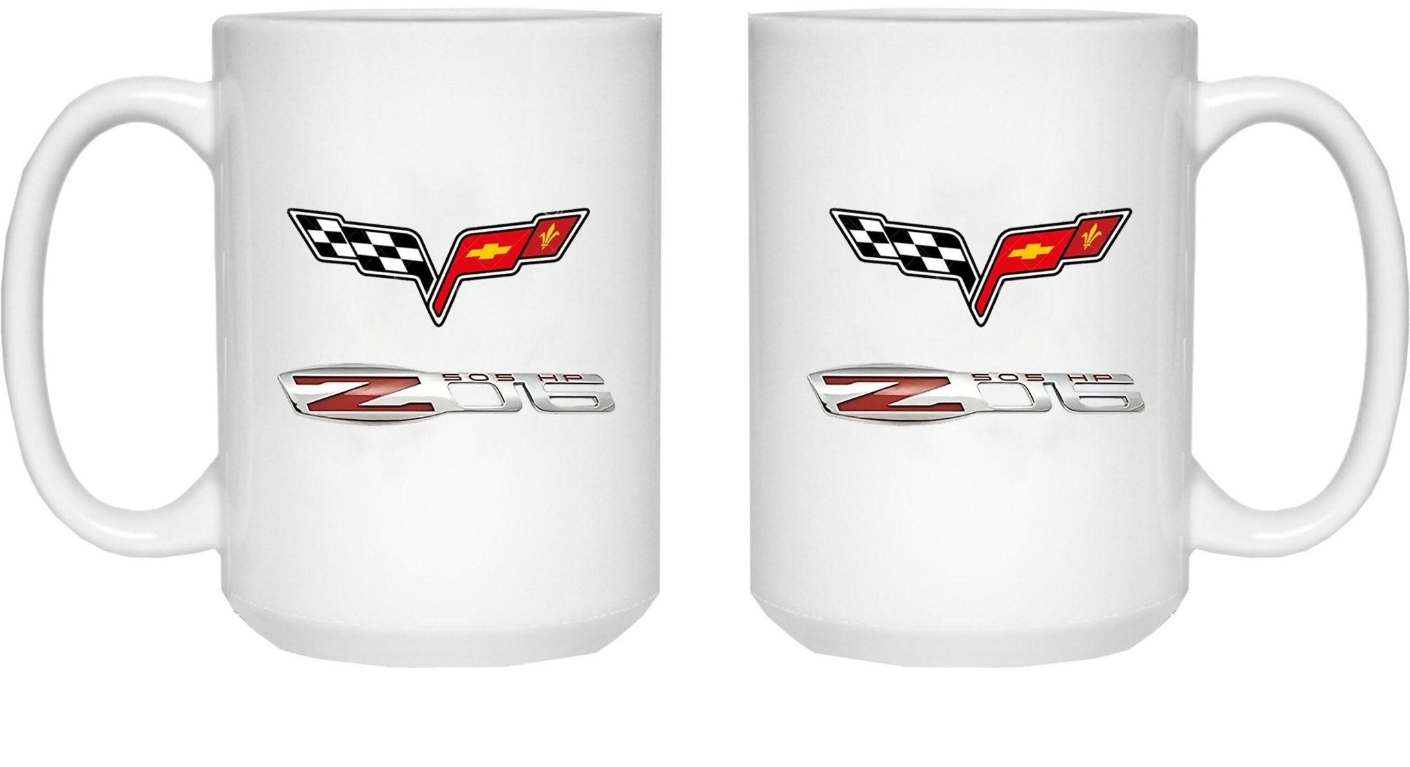 Chevy C6 Z06 Corvette Logo Coffee Mug Great Gift for Him - Vette1 -