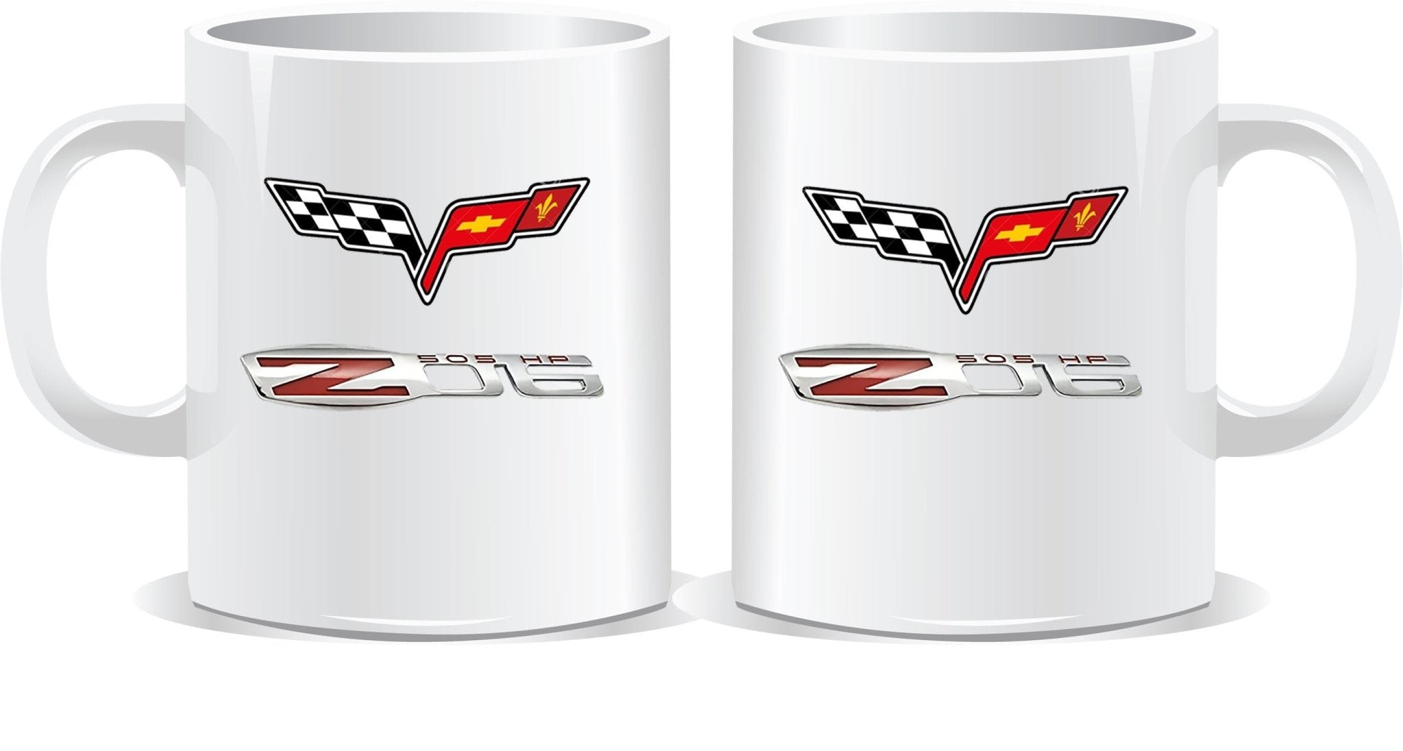 Chevy C6 Z06 Corvette Logo Coffee Mug Great Gift for Him - Vette1 -
