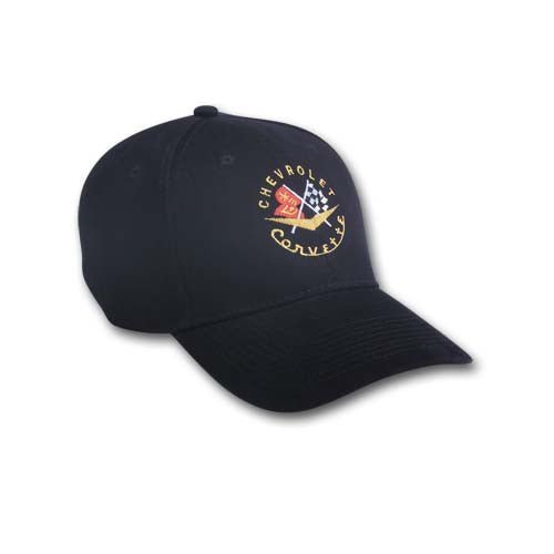 Corvette C1 Early Model Cap - Black - Vette1 - C1 Hats & Caps