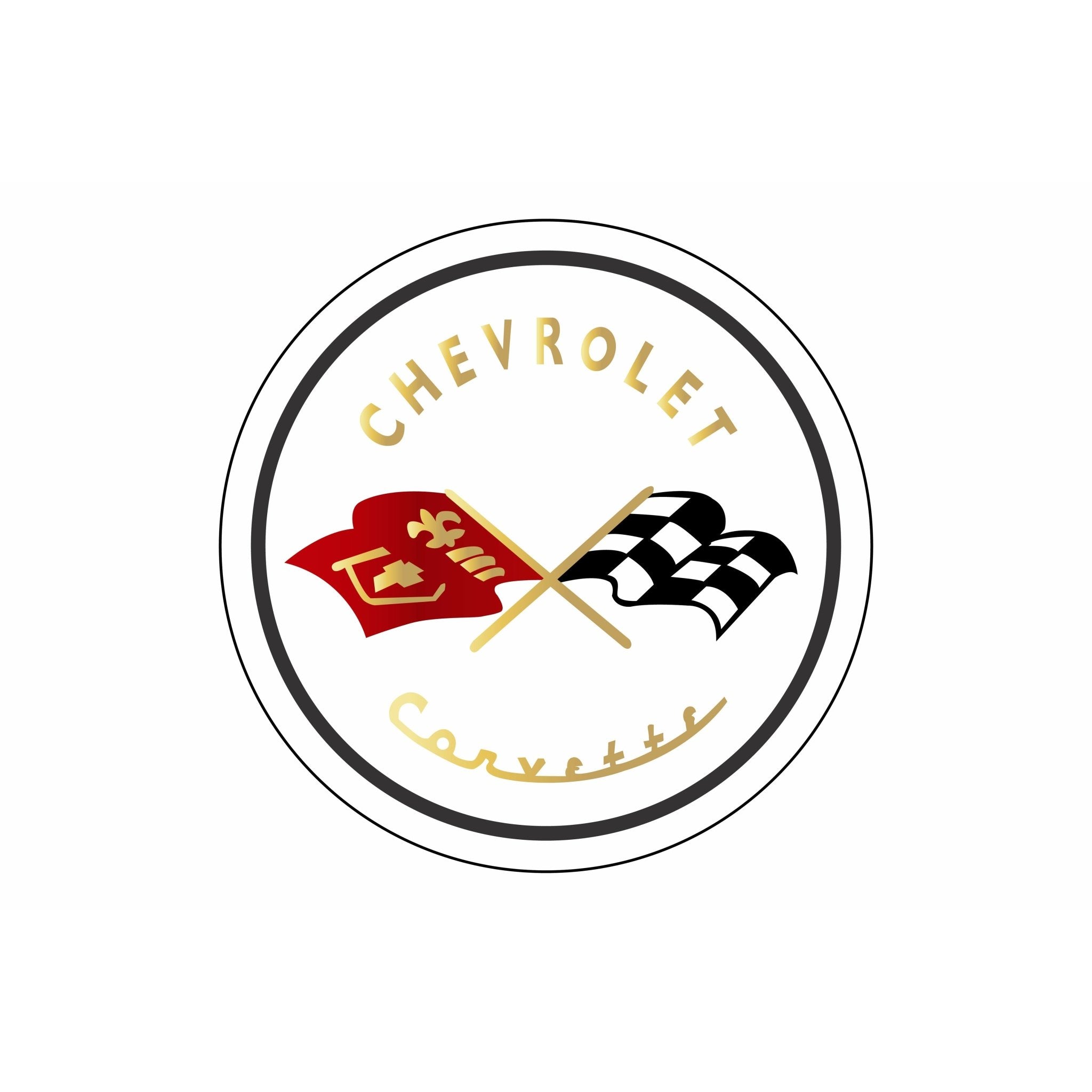 Corvette C1 Emblem, Vector, SVG, Cut File, Print, Illustration, Digital, Scrapbooking, Cameo, Cricut - Vette1 - C1 Downloads