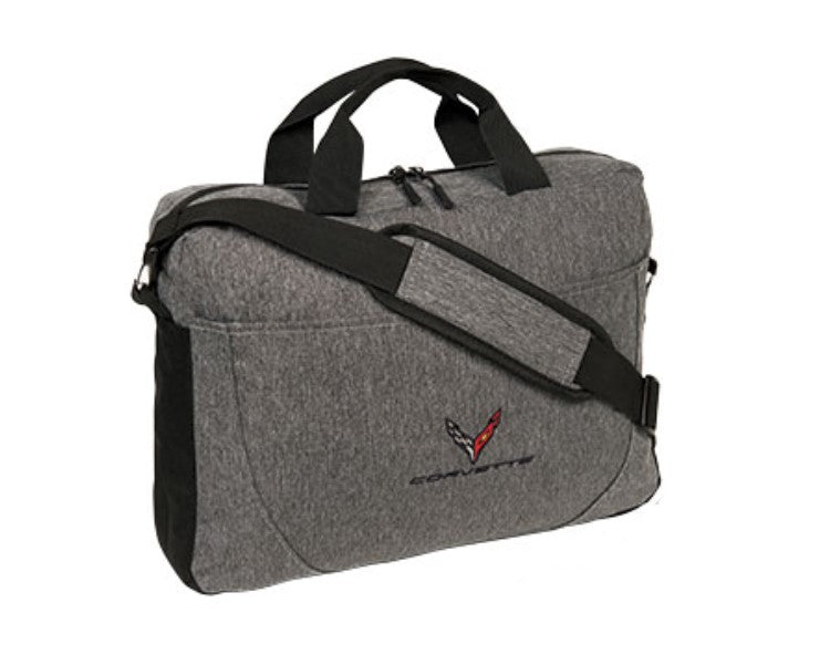 Corvette C8 Port Authority Briefcase/Laptop Case - Vette1 - C8 Bags & Totes