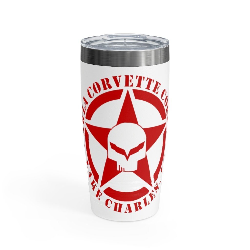 Corvette Club Logo Tumbler, 20oz - Vette1 - Corvette Club Travel Bottles