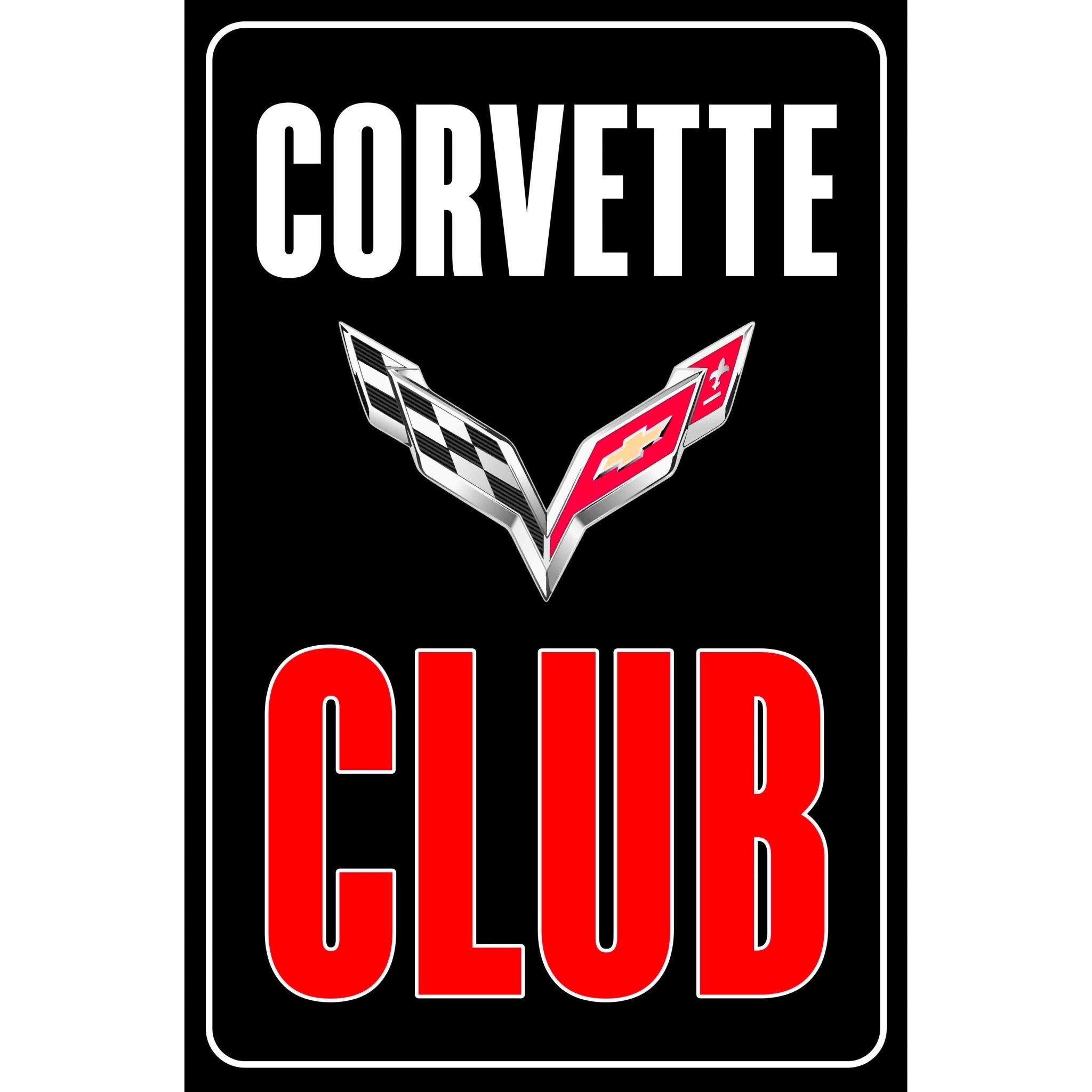 Corvette Club Metal Signs - 8 Different Logos - Vette1 - C5 Signs