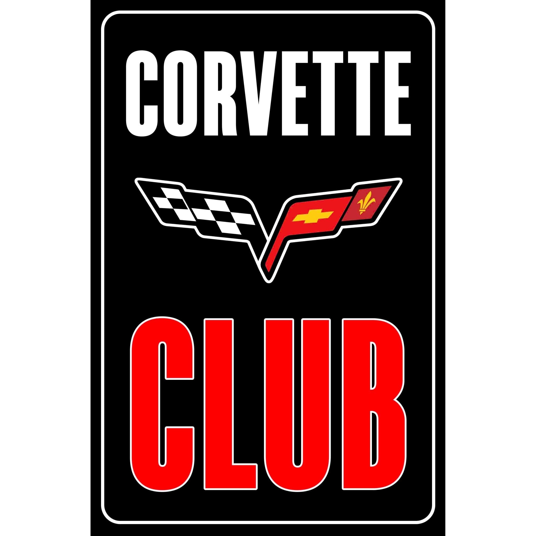 Corvette Club Metal Signs - 8 Different Logos - Vette1 - C5 Signs