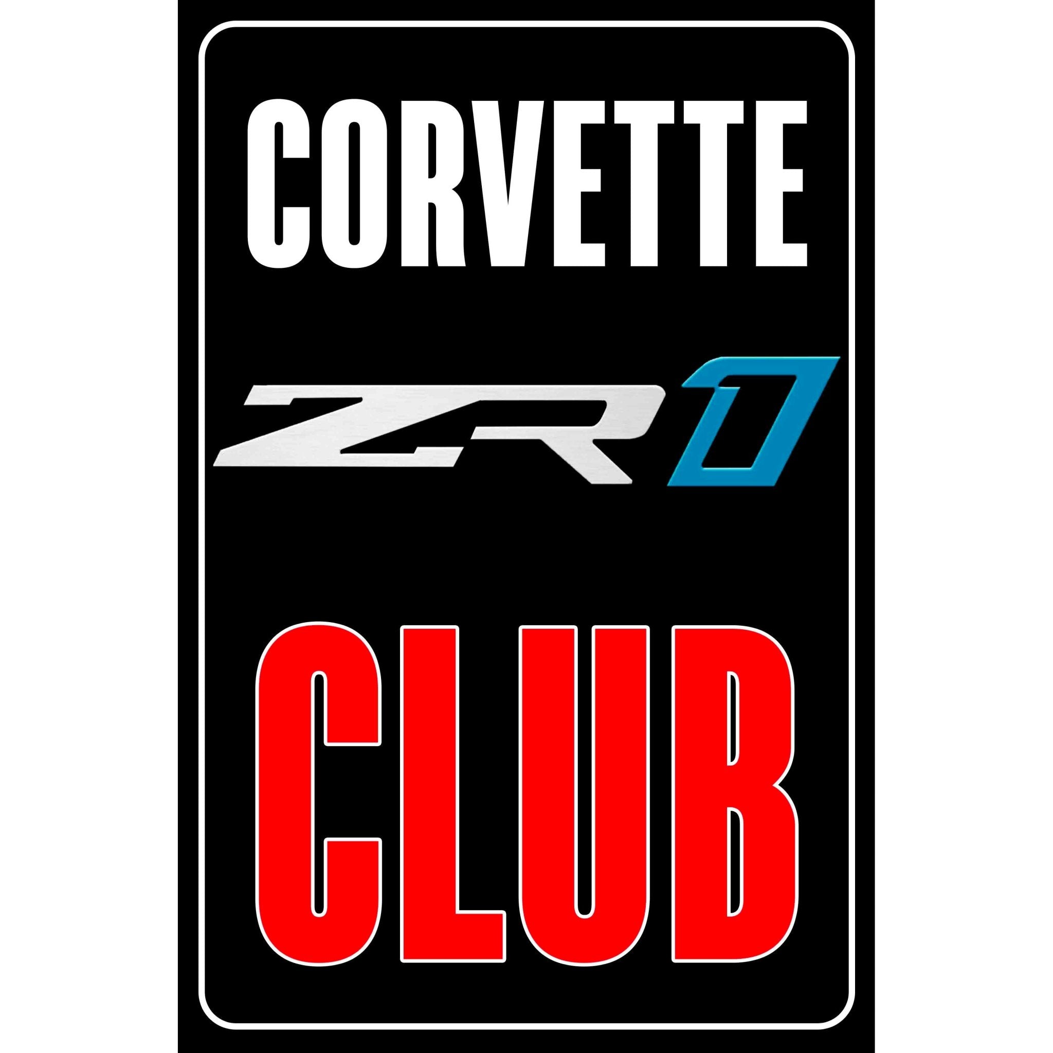 Corvette Club Metal Signs - 8 Different Logos - Vette1 - C5 Signs