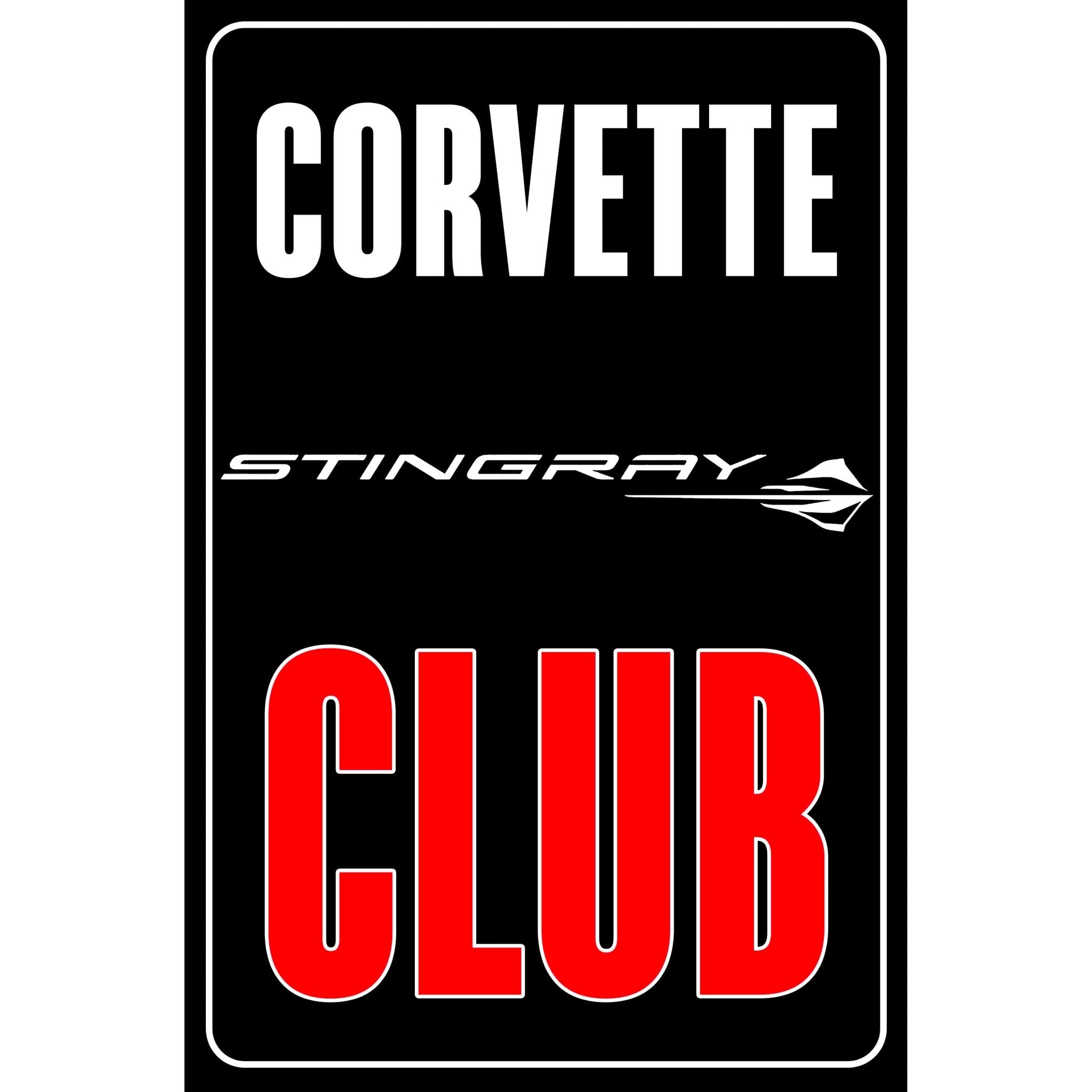 Corvette Club Metal Signs - 8 Different Logos - Vette1 - C5 Signs