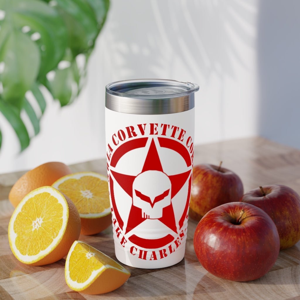 Corvette Club Stainless Steel Personalized Ringneck Tumbler, 20oz - Vette1 - Corvette Club Travel Bottles