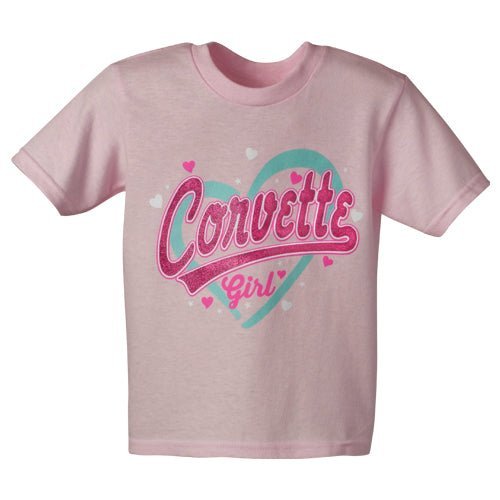 Corvette Girl Young Love Toddler Tee - Sizes 2T/4T - Vette1 - Misc. Kid's Apparel