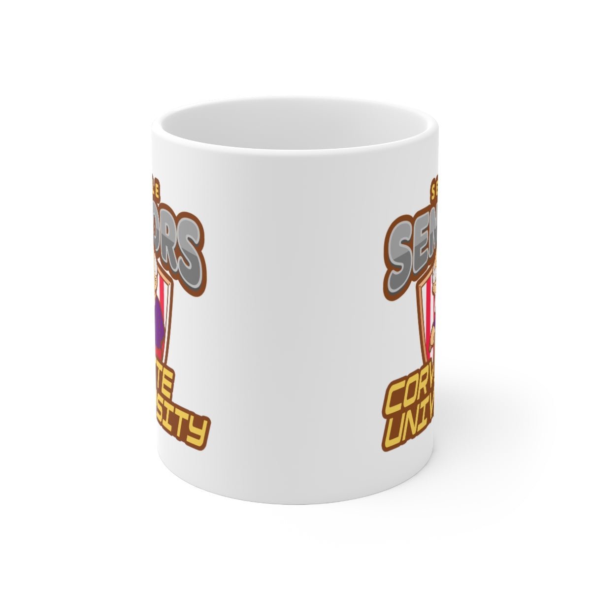 Corvette University Ceramic Coffee Mug 11oz - Vette1 - Corvette U Coffee Mugs