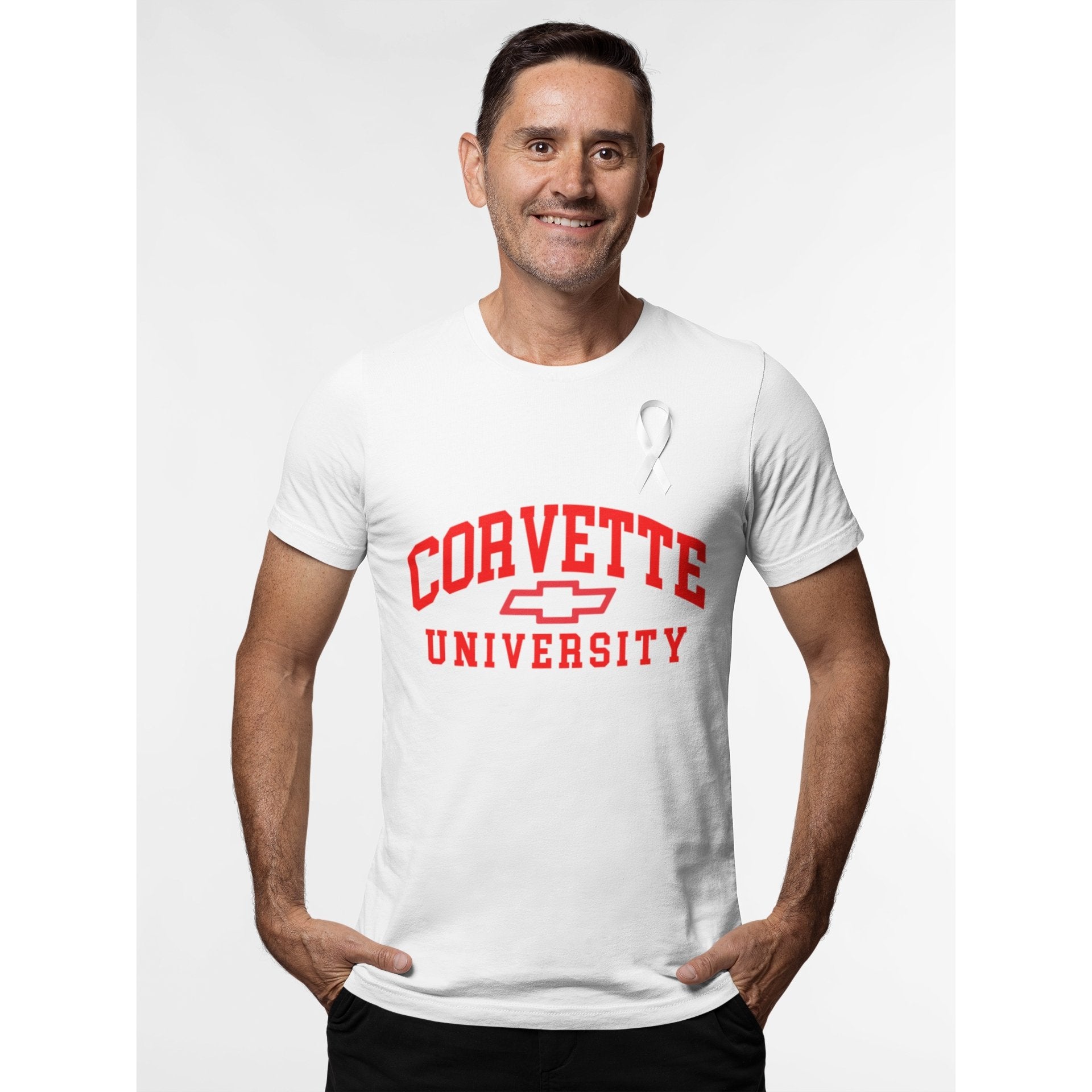 Corvette University Jerzees 5.3 oz. 100% Polyester Sport with Moisture-Wicking T-Shirt - Vette1 - Corvette University