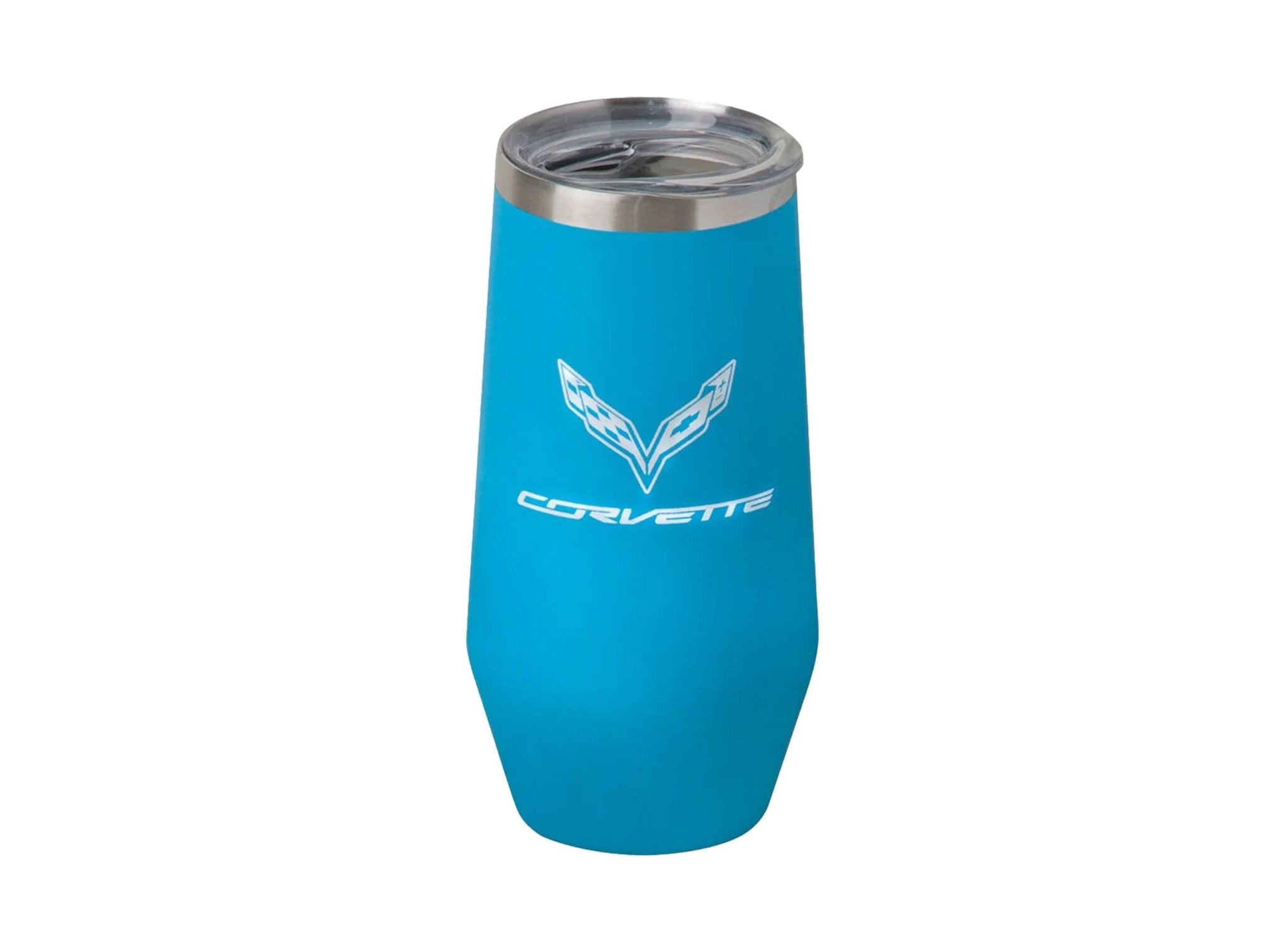 C7 Crossed Flags 20oz Polar Tumbler - Vette1 - C7 Travel Bottles