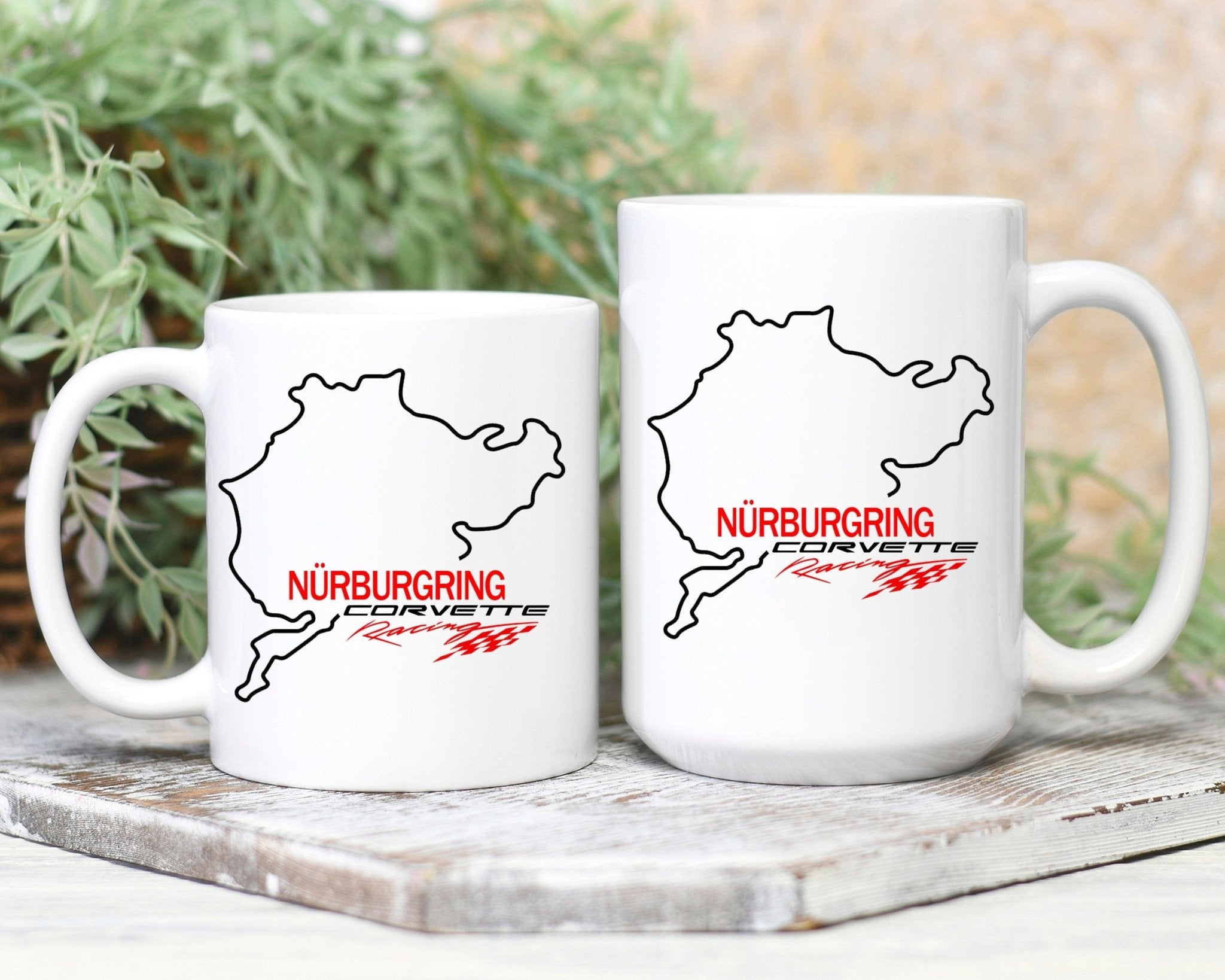 Nurburgring Corvette Racing Logo Coffee Mug - Vette1 -