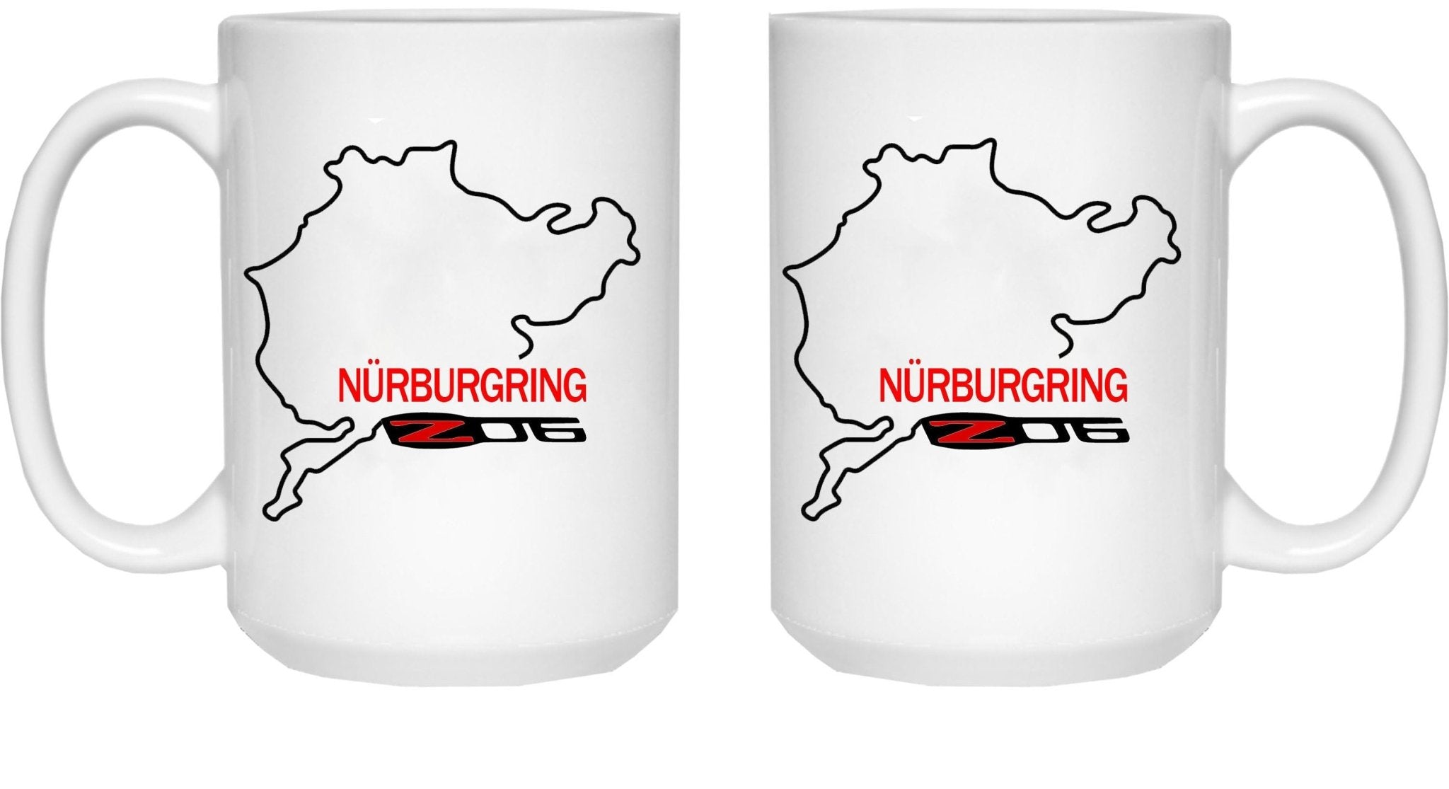 Nurburgring Z06 Corvette Logo Coffee Mug - Vette1 -