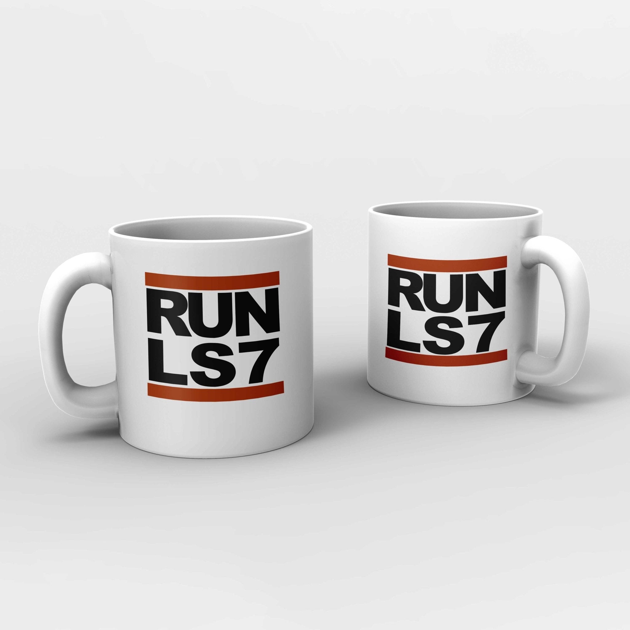 "RUN Corvette" Ceramic Coffee Mug - Personalization Available, 11 oz. - Vette1 - Misc. Coffee Mugs