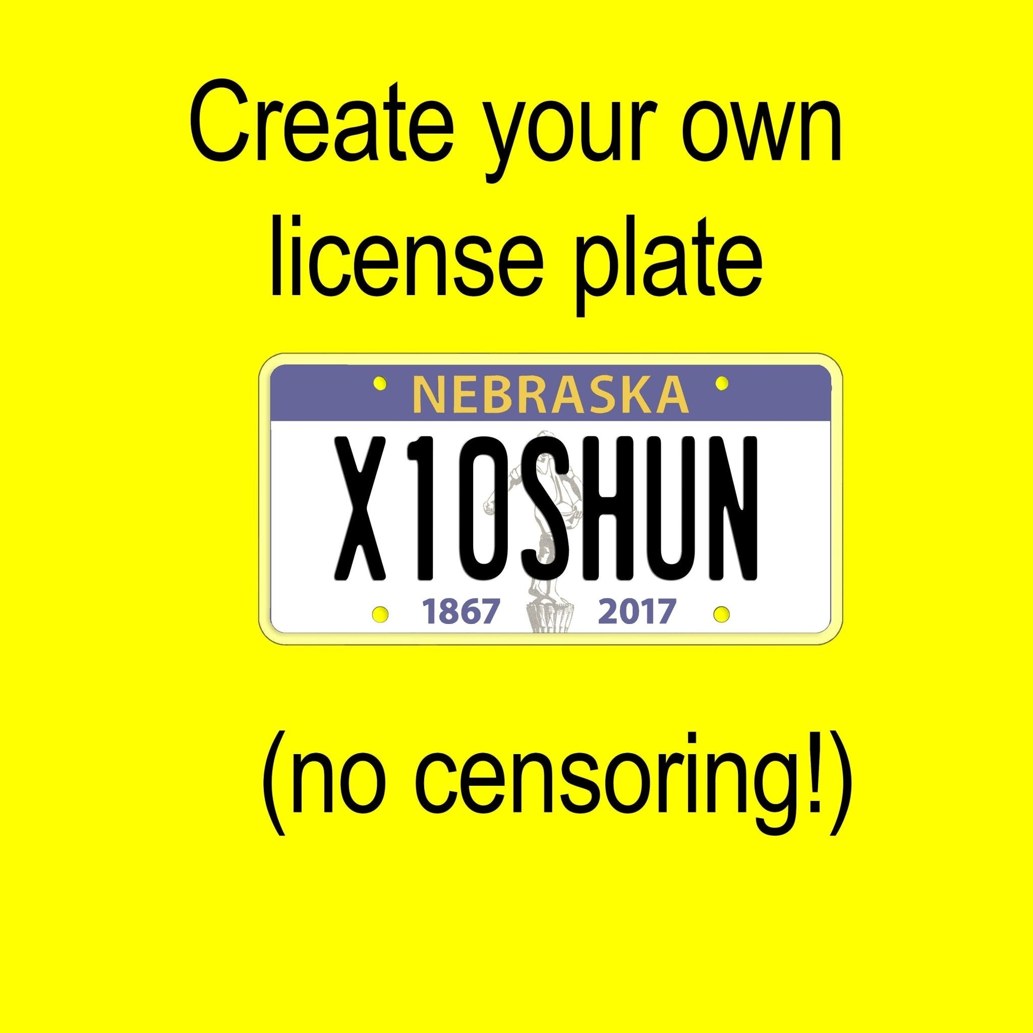 Vanity License Plates for Every State. Create Your Own Vanity Plate - Explore Now! - Vette1 - Misc. License Plates