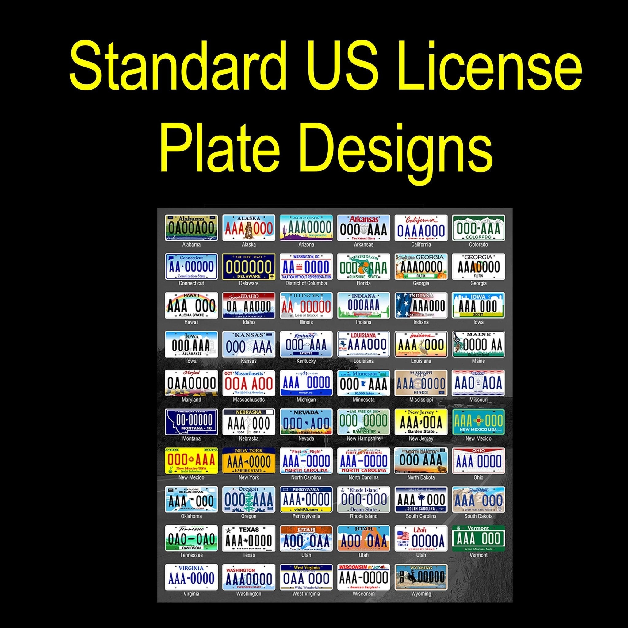 Vanity License Plates for Every State. Create Your Own Vanity Plate - Explore Now! - Vette1 - Misc. License Plates